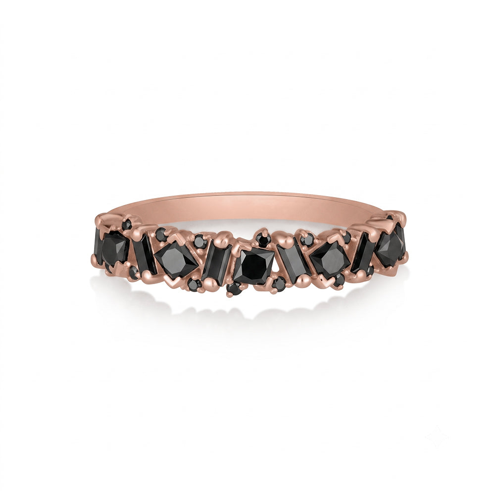 Helena Ring in Black Diamonds