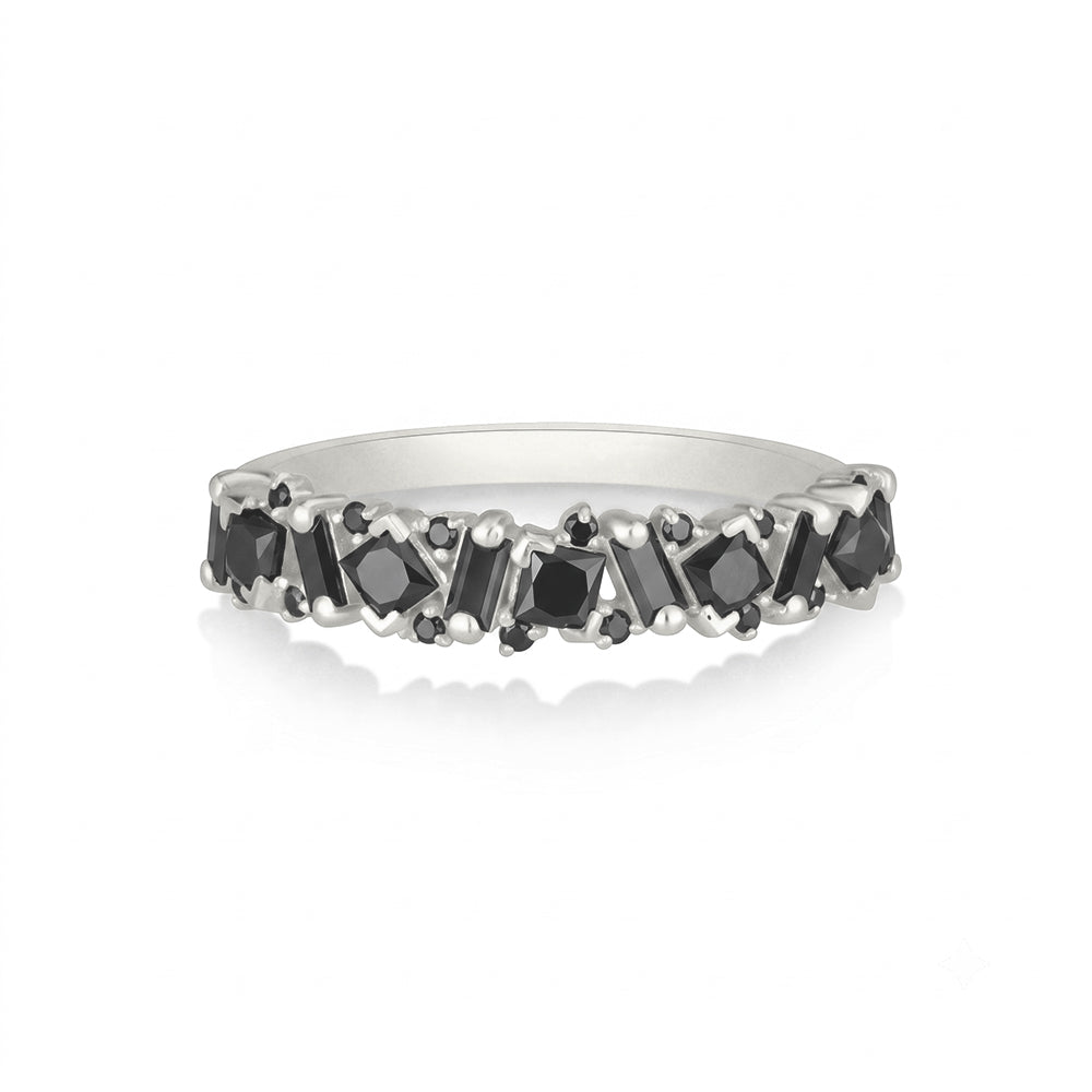 Helena Ring in Black Diamonds