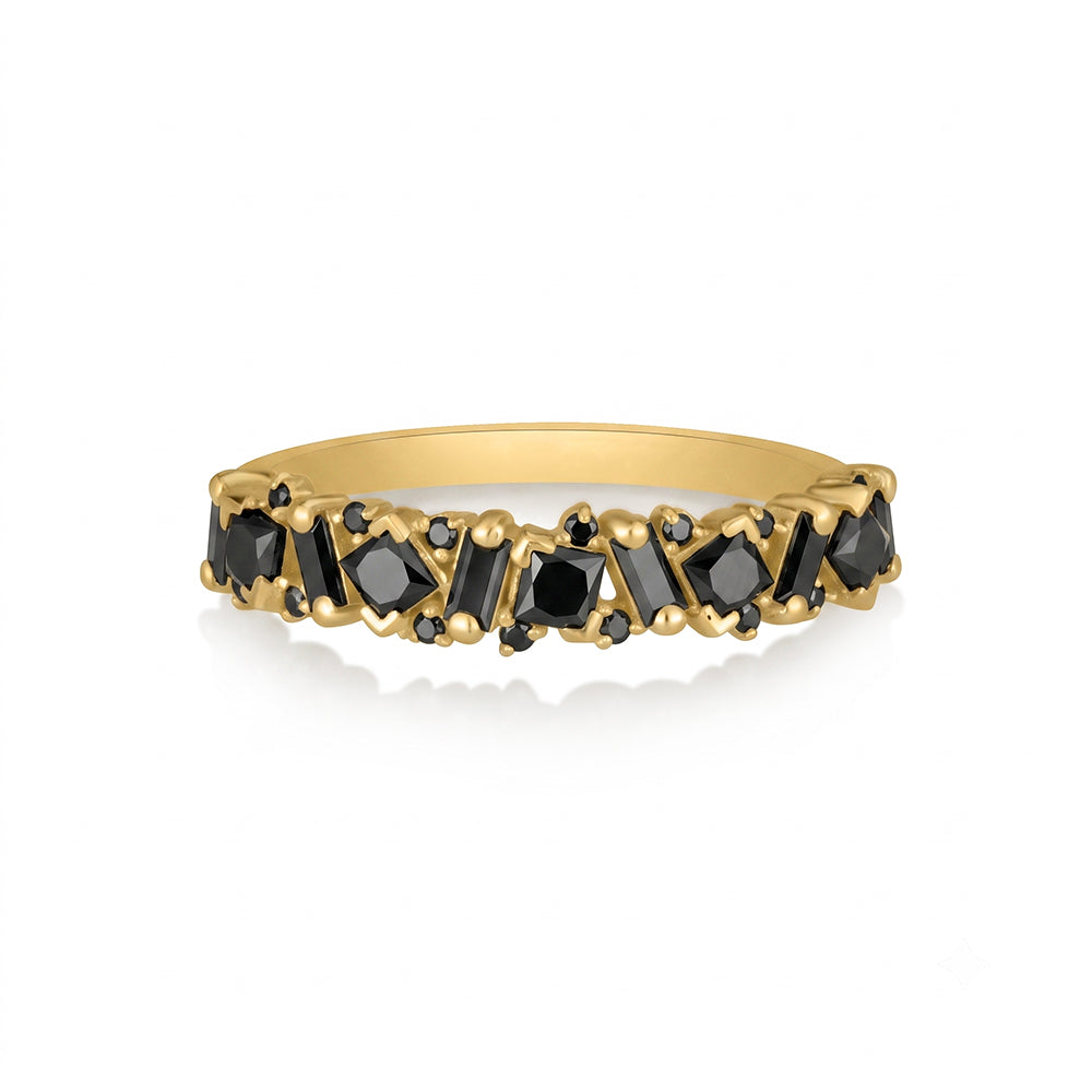 Helena Ring in Black Diamonds