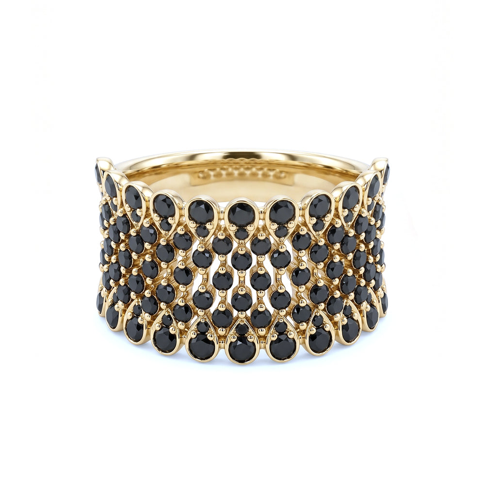 Vanessa Ring in Black Diamonds