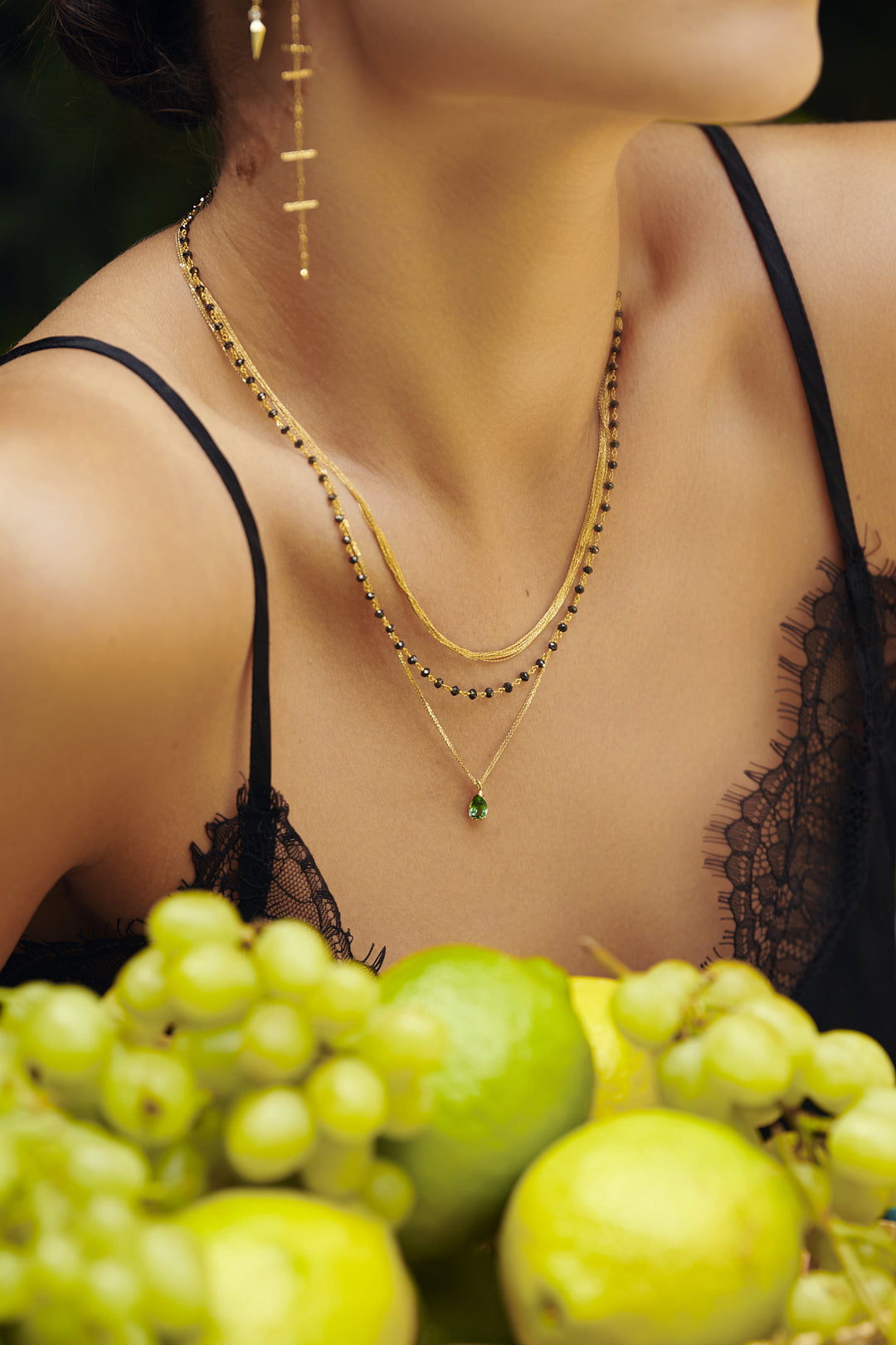 Black Diamond Necklace