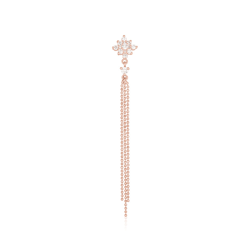 Snowflake and chains Earring