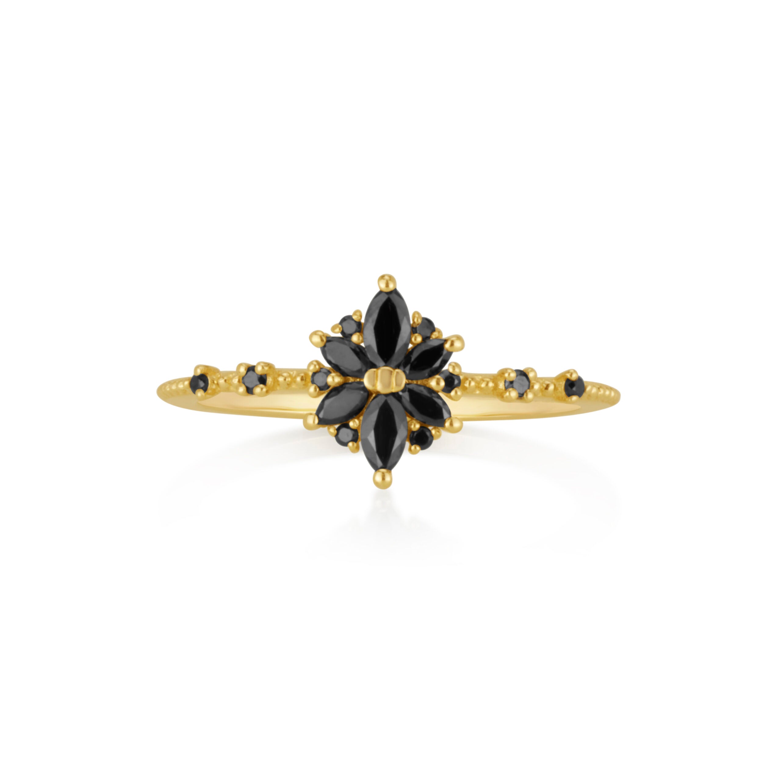 Sophia Ring in Black Diamonds
