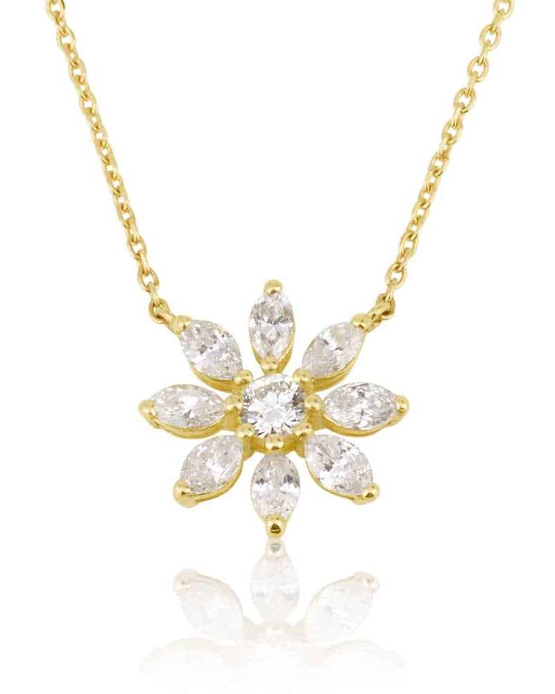 Sunflower necklace