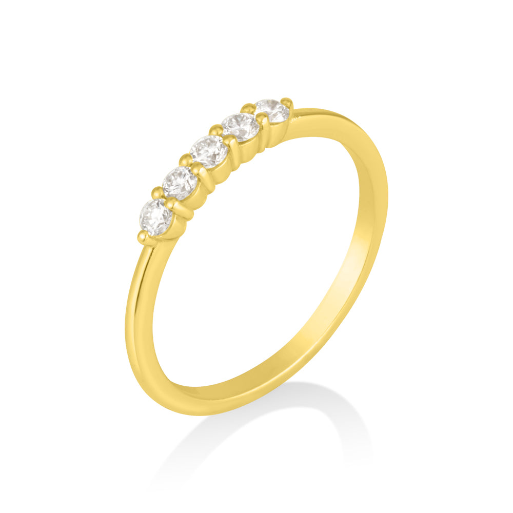 Five diamond ring