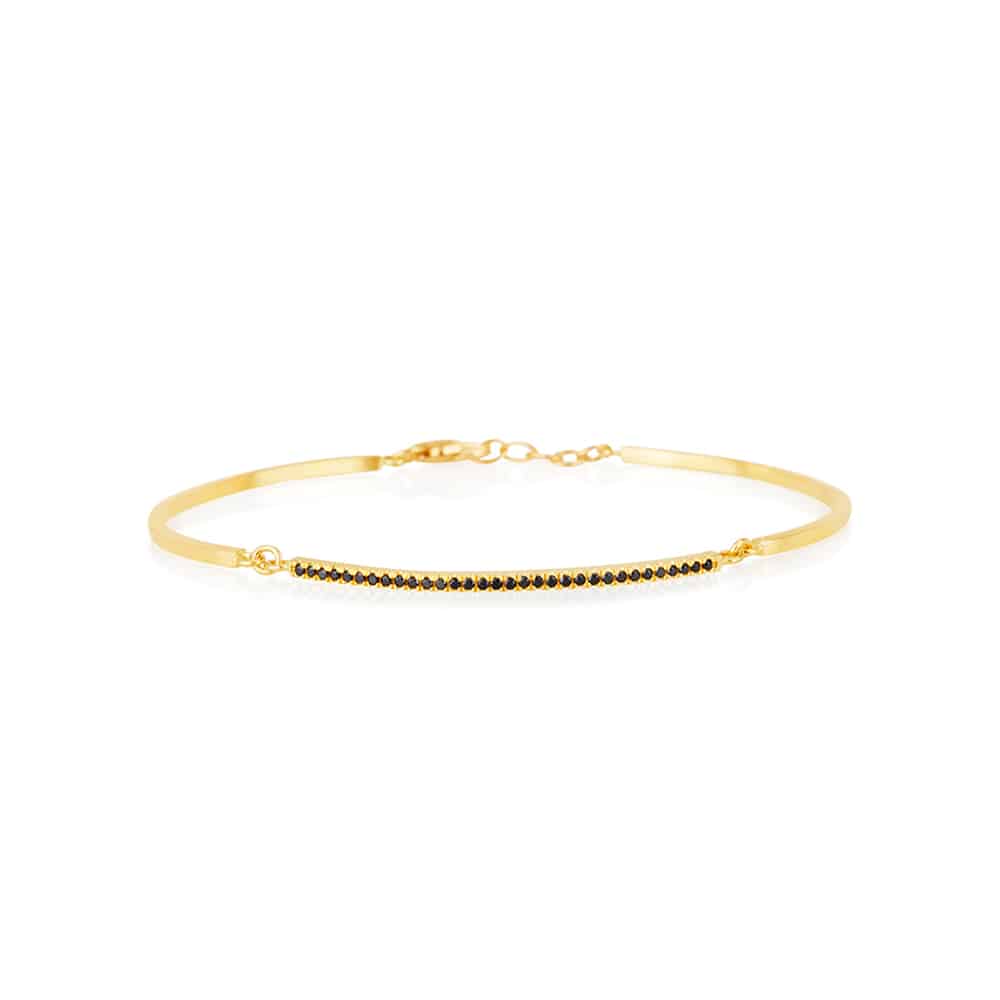 Three Piece Black Diamond Bracelet