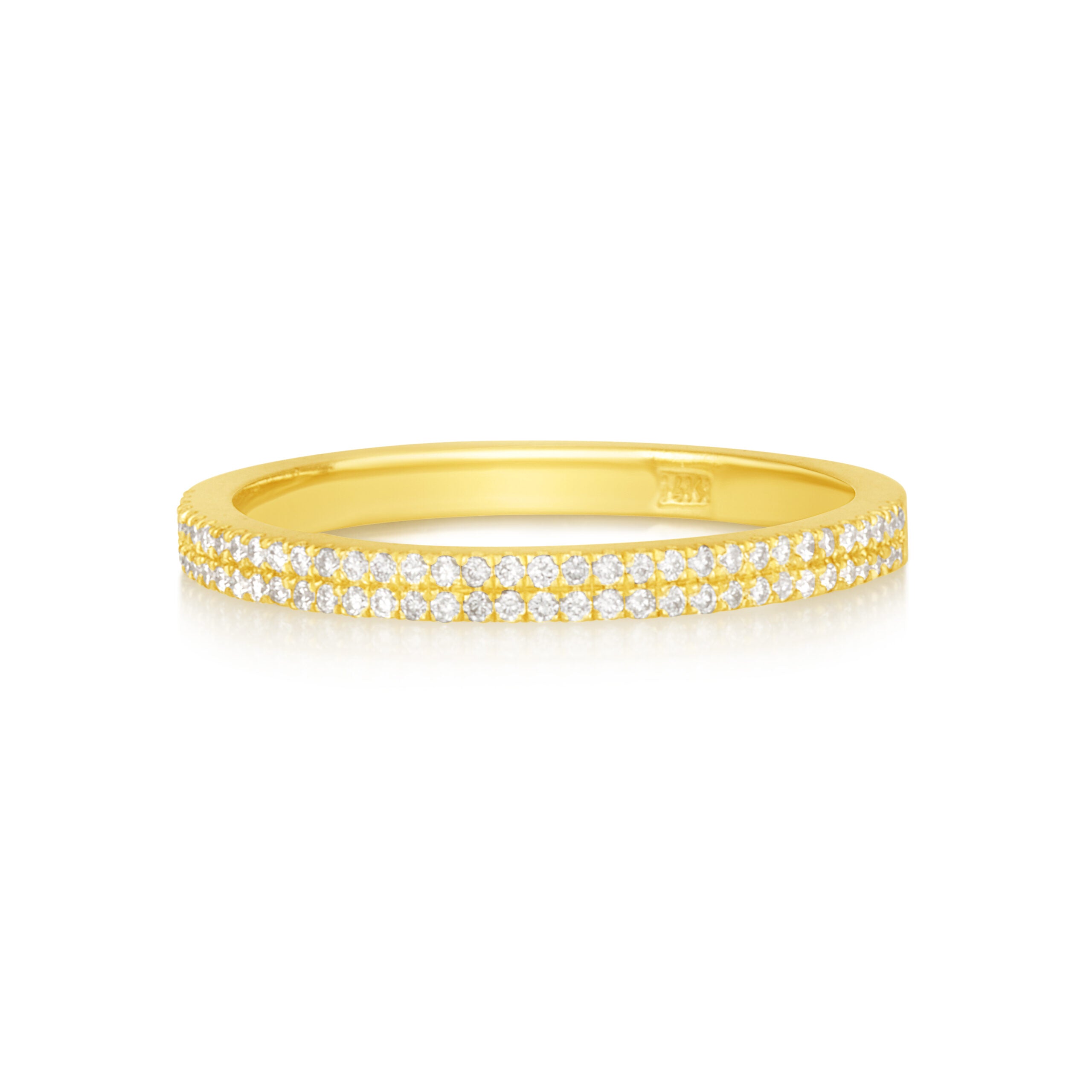 Two Row Diamond Ring