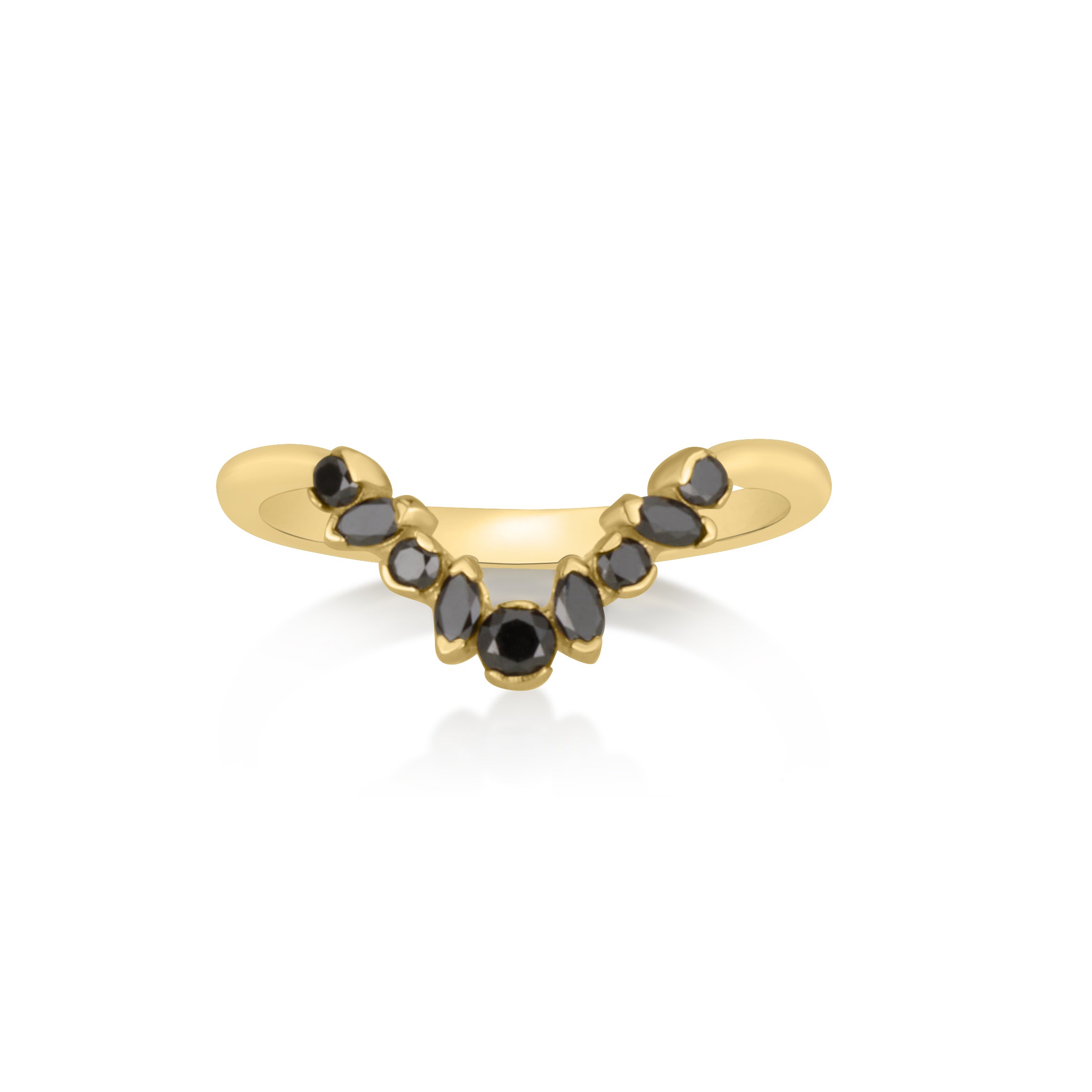 Valerie Ring in Black Diamonds