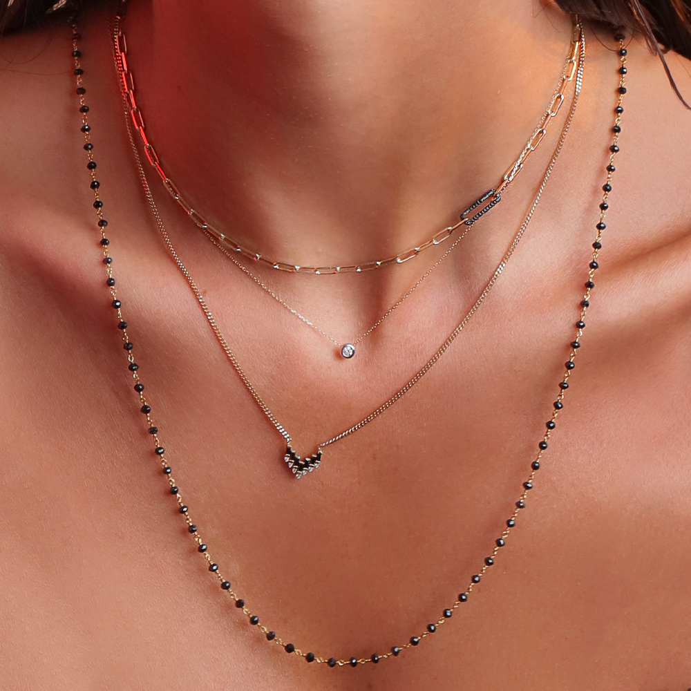 Black Diamond Necklace