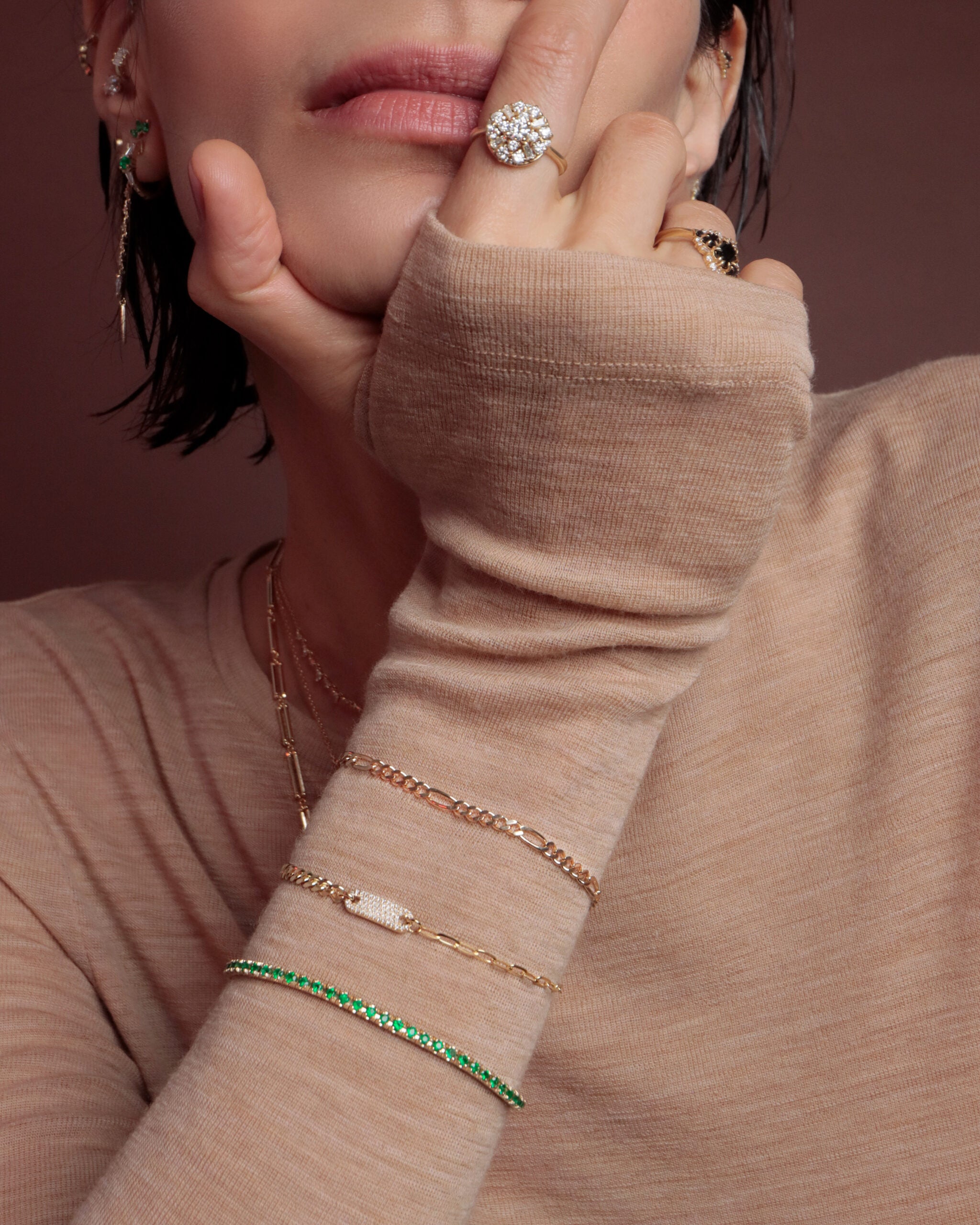 Emerald Tennis Bracelet (Medium)