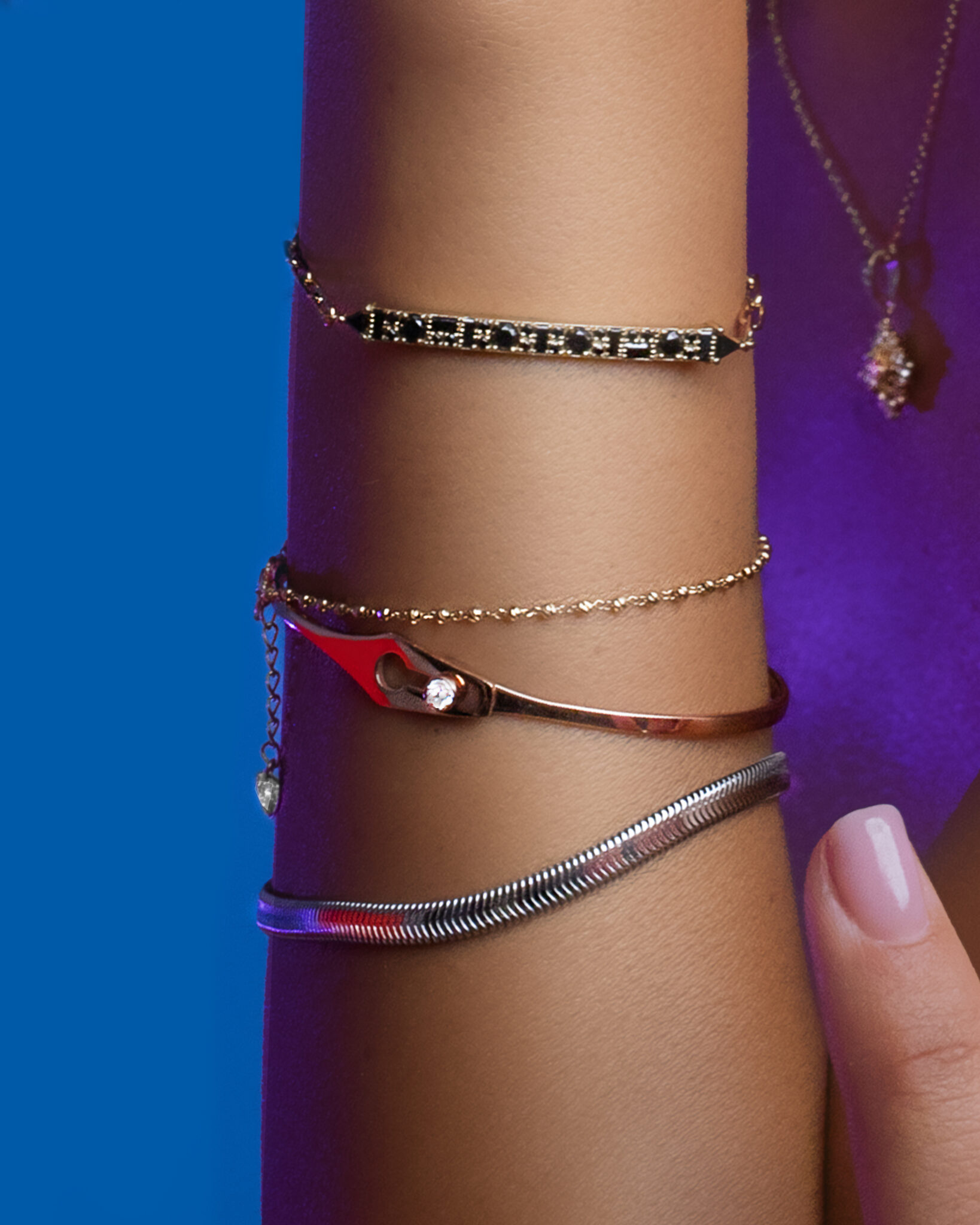 Can you mix silver and gold jewelry? tips for mixing Malka Jewelry