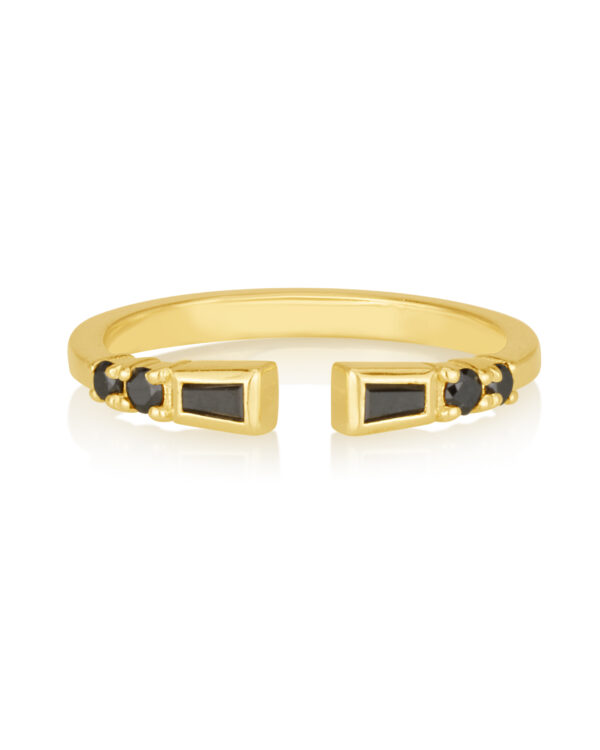 Jonathan Ring in Black Diamonds