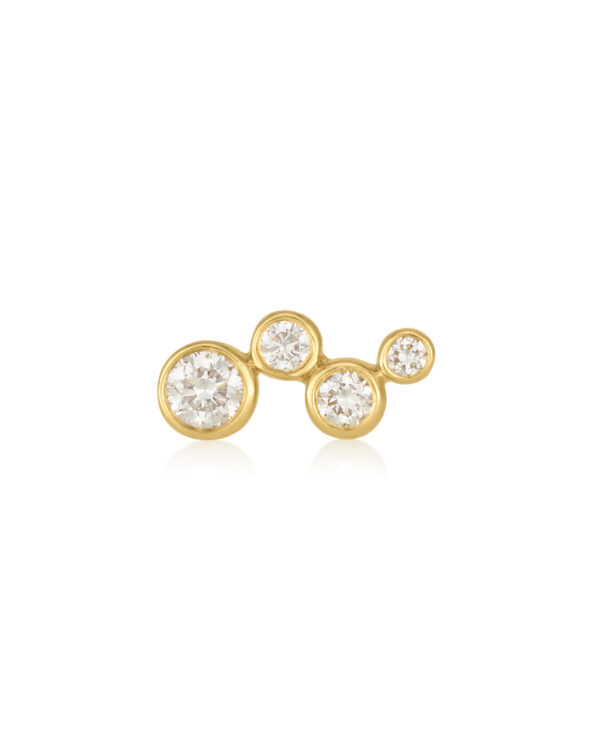 Bubbles climber earring