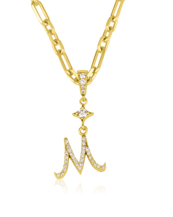 Script Letter Necklace