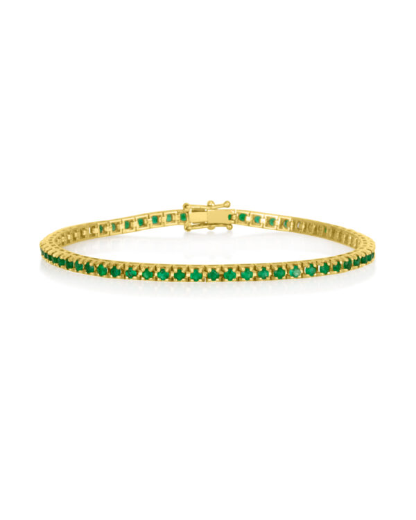 Emerald Tennis Bracelet (Medium)