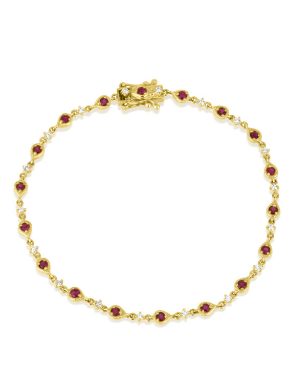 Vanessa Bracelet in Rubies